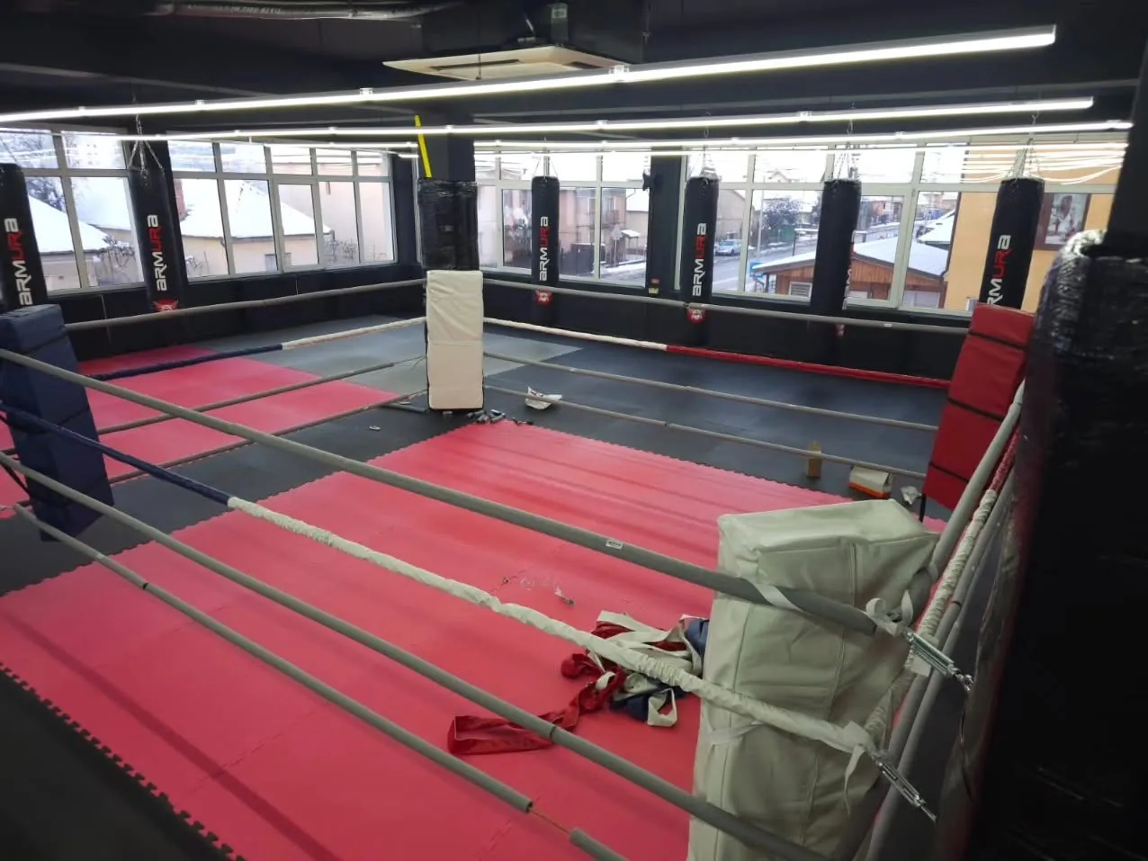 Ringul de box din sala FITX